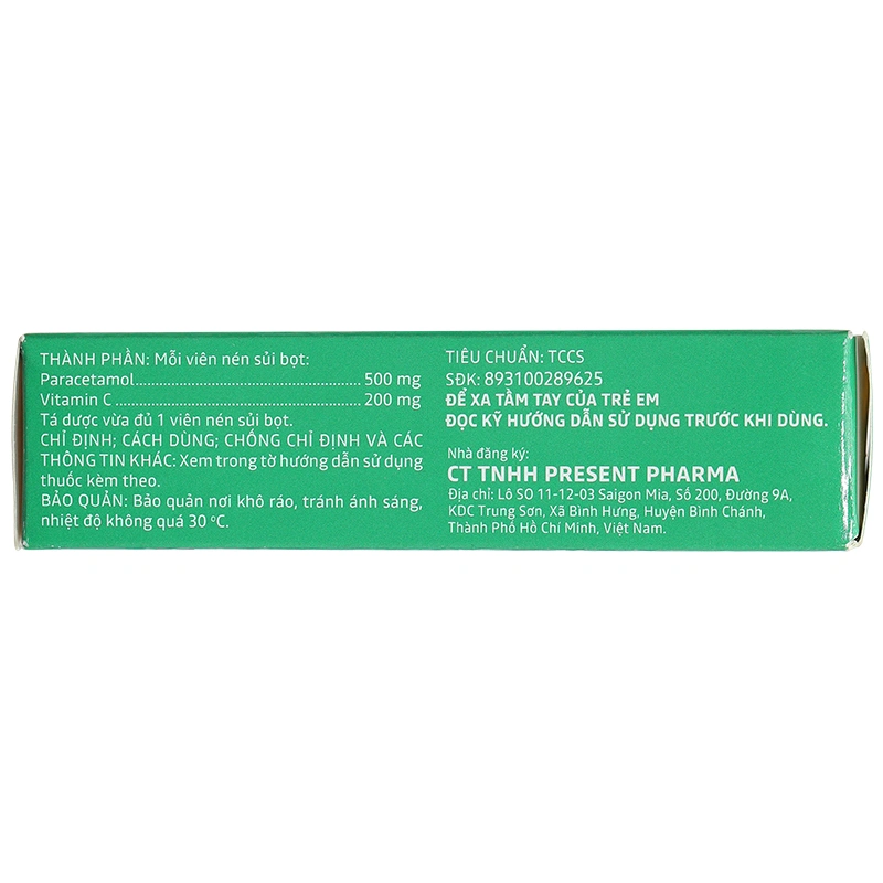 Famonova 500/200 điều trị đau đầu và hạ sốt (4 vỉ x 4 viên) - 4